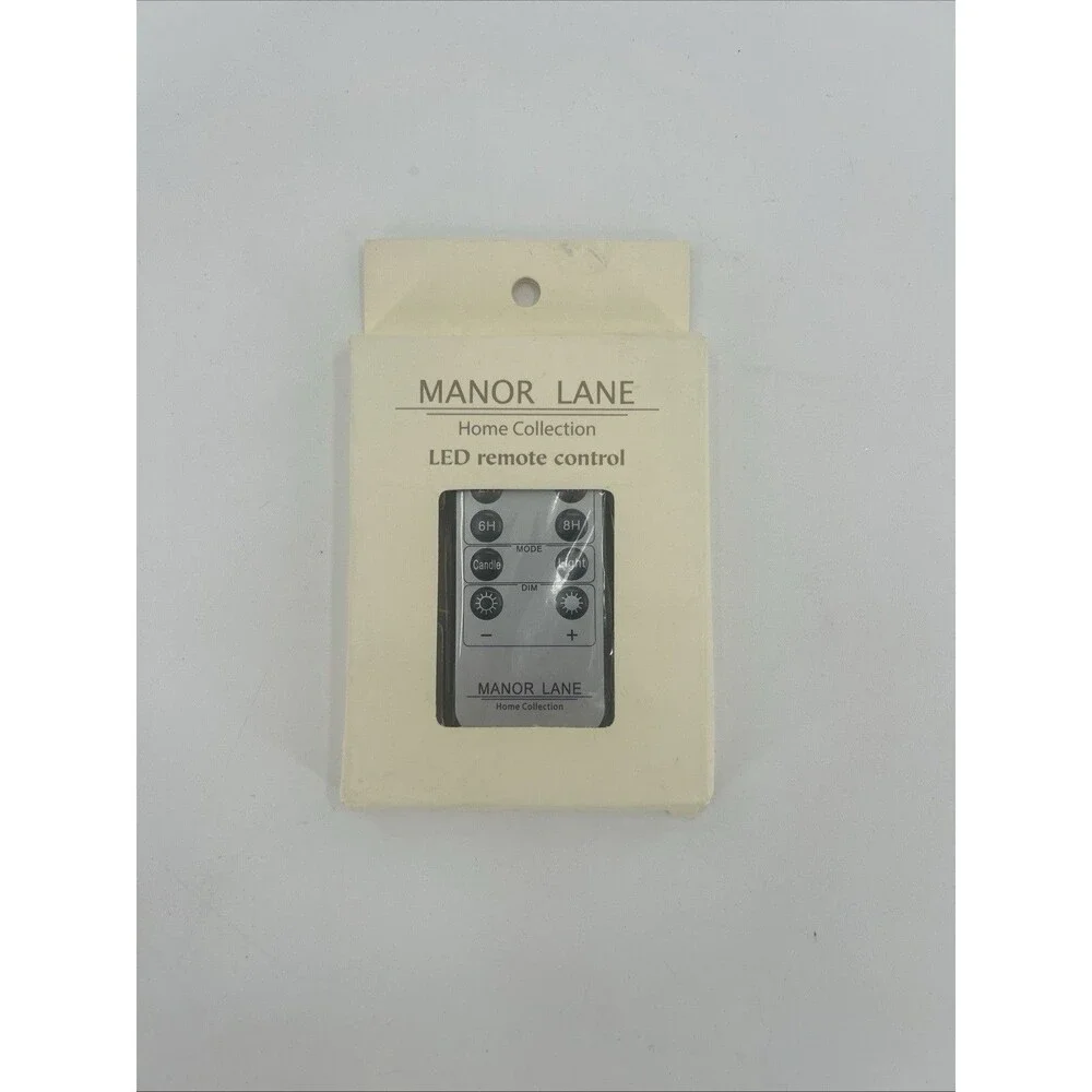 Manor Lane Flameless Candle Remote Conrol, Replacement, NEW